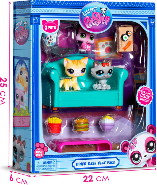 Изображение товара Игровой набор Hasbro Littlest Pet Shop Обед с друзьями / 00636_LPS