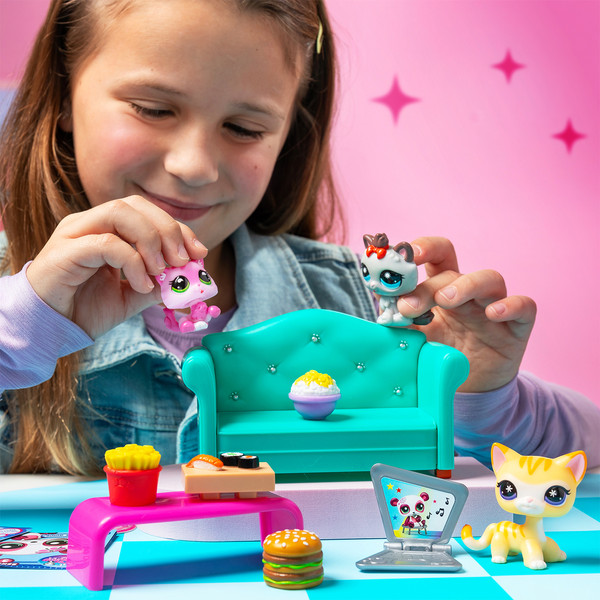 Изображение товара Игровой набор Hasbro Littlest Pet Shop Обед с друзьями / 00636_LPS