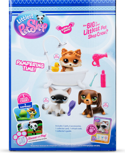 Изображение товара Игровой набор Hasbro Littlest Pet Shop Груминг спа / 00638_LPS 