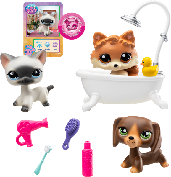 Изображение товара Игровой набор Hasbro Littlest Pet Shop Груминг спа / 00638_LPS 