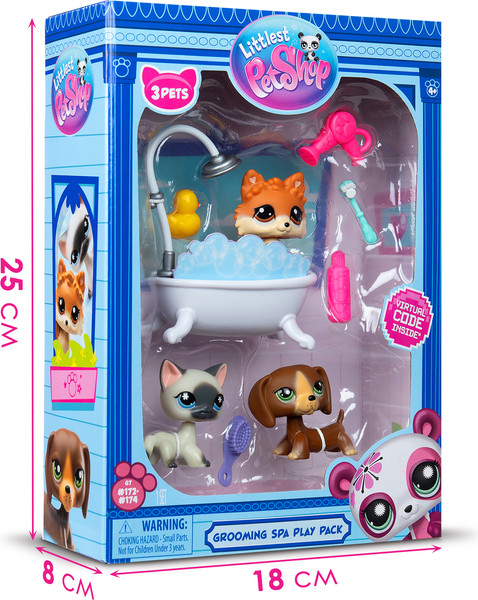 Изображение товара Игровой набор Hasbro Littlest Pet Shop Груминг спа / 00638_LPS 