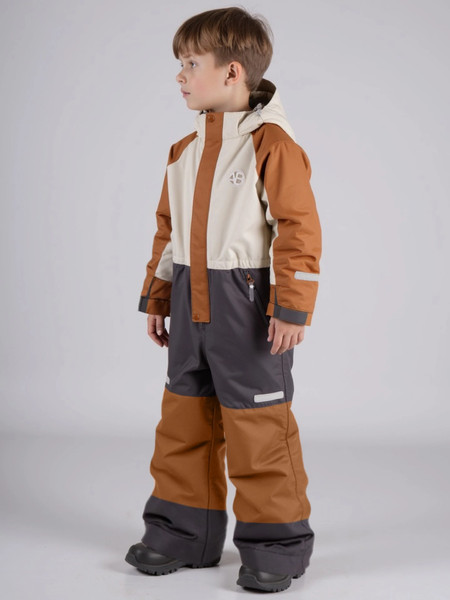 Изображение товара Комбинезон верхний детский Amarobaby Active / AB-OD25-6202ACT/03-122 (р.122-128, бежевый)