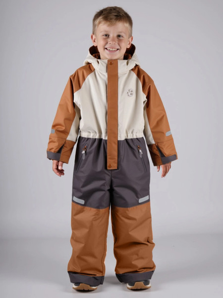 Изображение товара Комбинезон верхний детский Amarobaby Active / AB-OD25-6202ACT/03-122 (р.122-128, бежевый)