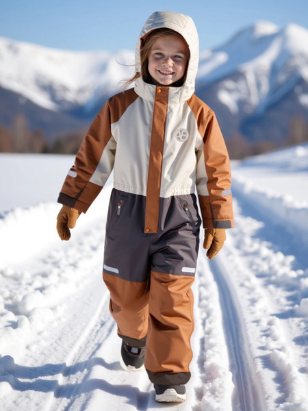 Изображение товара Комбинезон верхний детский Amarobaby Active / AB-OD25-6202ACT/03-122 (р.122-128, бежевый)