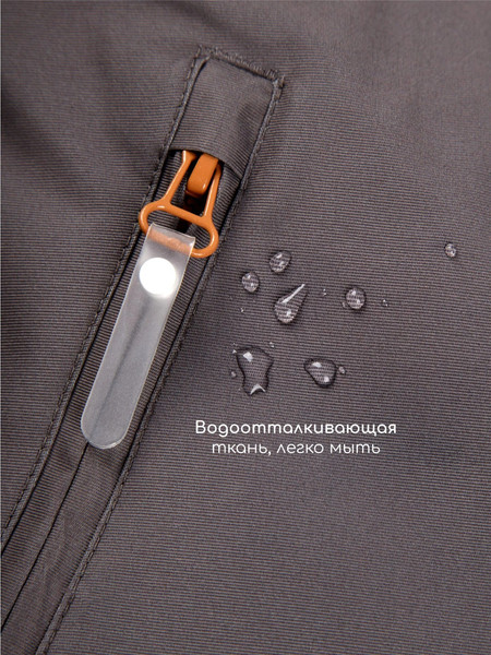 Изображение товара Комбинезон верхний детский Amarobaby Active / AB-OD25-6202ACT/03-122 (р.122-128, бежевый)