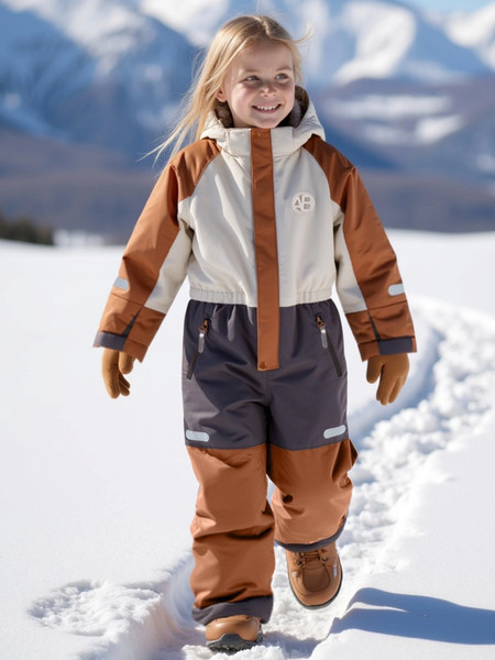 Изображение товара Комбинезон верхний детский Amarobaby Active / AB-OD25-6202ACT/03-122 (р.122-128, бежевый)
