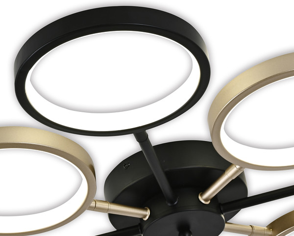 Изображение товара Люстра ESCADA 10262/8LED (черный/золото)