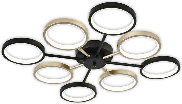 Изображение товара Люстра ESCADA 10262/8LED (черный/золото)