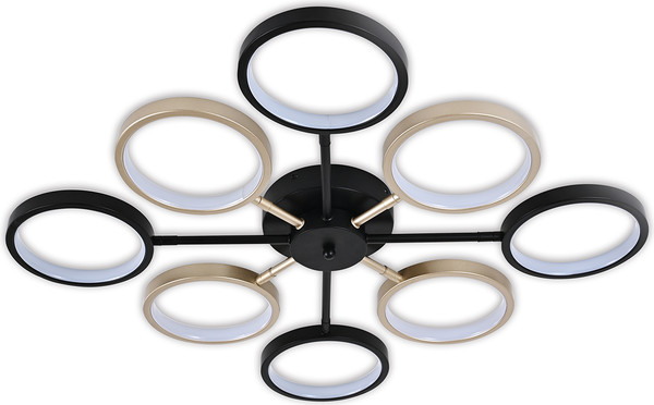 Изображение товара Люстра ESCADA 10262/8LED (черный/золото)