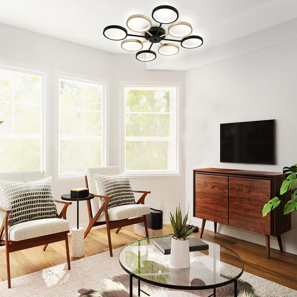 Изображение товара Люстра ESCADA 10262/8LED (черный/золото)