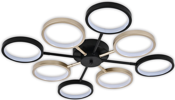 Изображение товара Люстра ESCADA 10262/8LED (черный/золото)