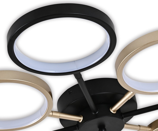 Изображение товара Люстра ESCADA 10262/8LED (черный/золото)