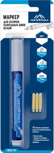 Изображение товара Маркер строительный Vertex Tools 0022-140 (белый)
