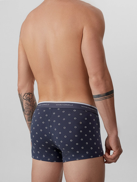 Изображение товара Комплект мужских трусов Mark Formelle 411124-3 (р.102-112, узор на грозе/на сером меланже/гроза)