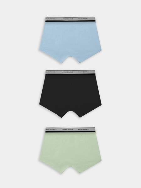 Изображение товара Комплект мужских трусов Mark Formelle 411124-3 (р.98-108, светло-зеленый/серо-голубой/темно-синий)