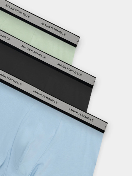 Изображение товара Комплект мужских трусов Mark Formelle 411124-3 (р.98-108, светло-зеленый/серо-голубой/темно-синий)