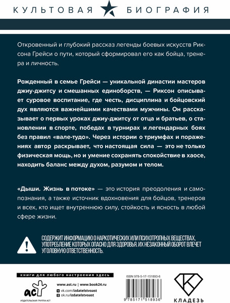 Изображение товара Книга АСТ Дыши. Жизнь в потоке (Грейси Риксон, Магуайр Питер 9785171518936)