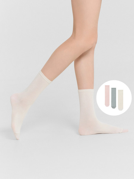 Изображение товара Носки детские Mark Formelle 430A-1407 (р.20, молочный/светлый эвкалипт/зефирный)