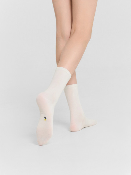 Изображение товара Носки детские Mark Formelle 430A-1407 (р.20, молочный/светлый эвкалипт/зефирный)