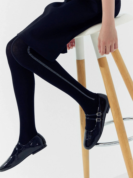 Изображение товара Колготки детские Mark Formelle 708K-748 (р.104-110, черный/серебряный люрекс)