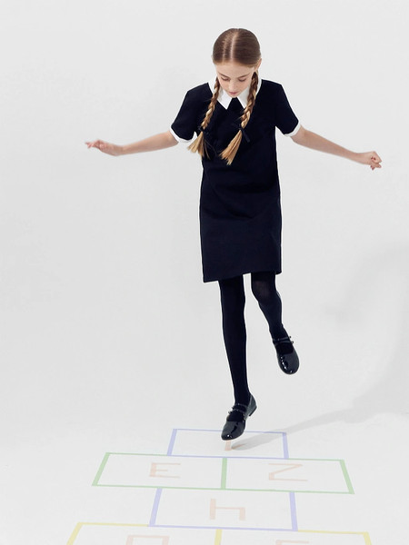 Изображение товара Колготки детские Mark Formelle 708K-748 (р.104-110, черный/серебряный люрекс)