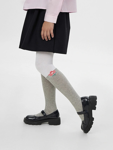 Изображение товара Колготки детские Mark Formelle 712K-2797 (р.116-122, белый/серый меланж)