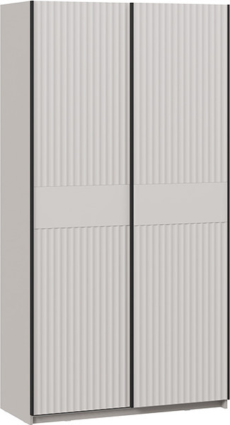 Изображение товара Шкаф-купе ТриЯ Оскар Тиффани Т2 1200 / 282713 (черная/кашемир/кашемир матовый)