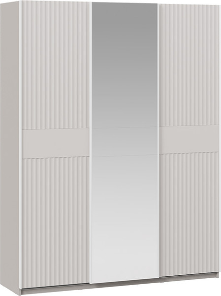 Изображение товара Шкаф-купе ТриЯ Оскар Тиффани Т2 1800 / 280817 (белый/кашемир/кашемир матовый)