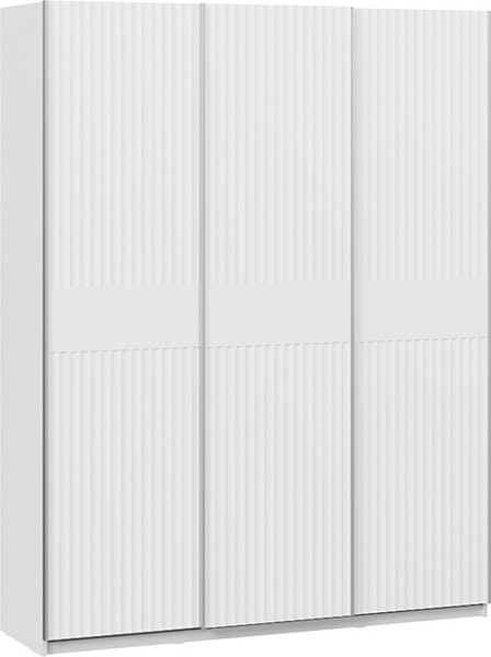 Изображение товара Шкаф-купе ТриЯ Оскар Тиффани Т2 1800 / 282741 (серебро/белый снег/белый софт)