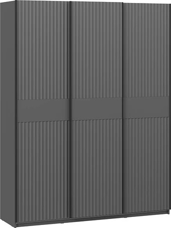 Изображение товара Шкаф-купе ТриЯ Оскар Тиффани Т2 1800 / 282746 (черный/серый графит/графит матовый)