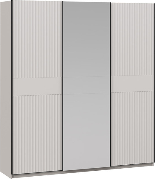 Изображение товара Шкаф-купе ТриЯ Оскар Тиффани Т2 2100 / 282761 (черный/кашемир/кашемир матовый)