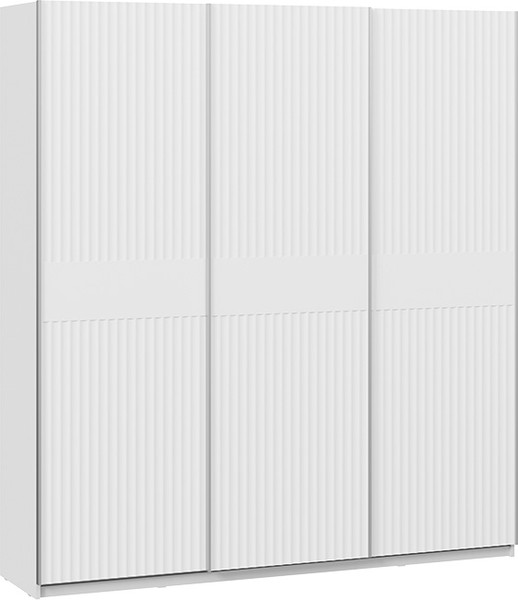 Изображение товара Шкаф-купе ТриЯ Оскар Тиффани Т2 2100 / 282749 (серебро/белый снег/белый софт)