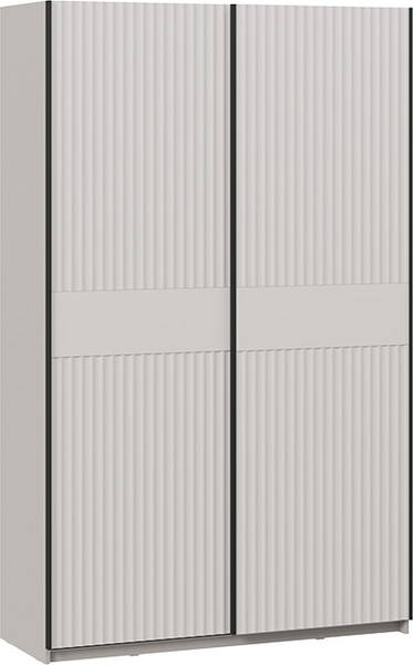 Изображение товара Шкаф-купе ТриЯ Оскар Тиффани Т2 1400 / 282729 (черный/кашемир/кашемир матовый)