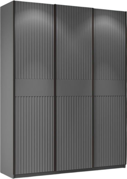Изображение товара Шкаф-купе ТриЯ Оскар Тиффани Т2 2100 / 282754 (черный/серый графит/графит матовый)
