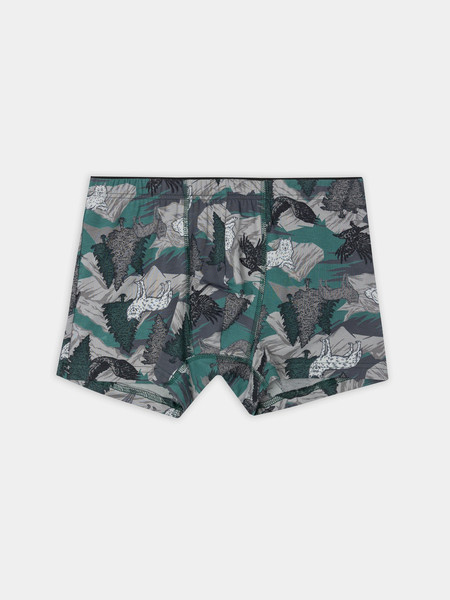 Изображение товара Трусы мужские Mark Formelle 411134 (р.82-92, дикая охота на темно-зеленом)