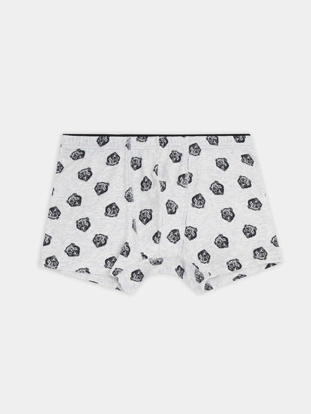 Изображение товара Трусы мужские Mark Formelle 411134 (р.98-108, медведи на светло-сером меланже)