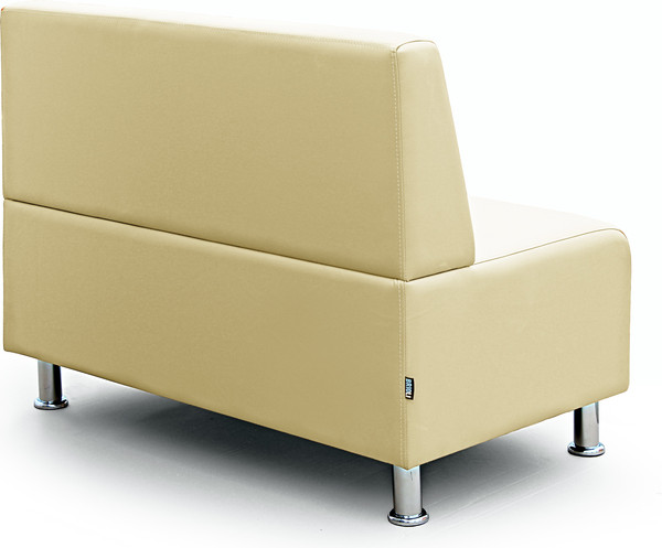 Изображение товара Диван Brioli Руди K02 двухместный (экокожа бежевая)