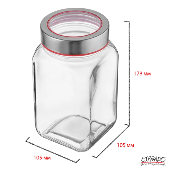 Изображение товара Емкость для хранения Esprado Fiesta FIE125E405 (1250мл)