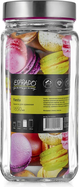 Изображение товара Емкость для хранения Esprado Fiesta FIE165E405 (1650мл)