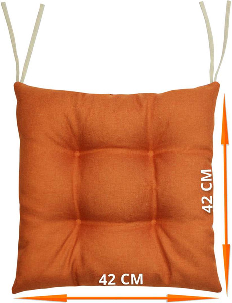 Изображение товара Подушка на стул MATEX Фьюжн / 68-129 (терракотовый)