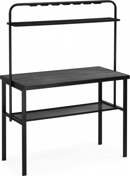 Изображение товара Барный стол Woodville Сари 120х50х171 (дпк графит/черный)