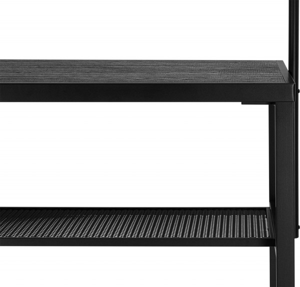 Изображение товара Барный стол Woodville Сари 120х50х171 (дпк графит/черный)