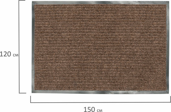 Изображение товара Коврик грязезащитный Laima 602876 (коричневый)