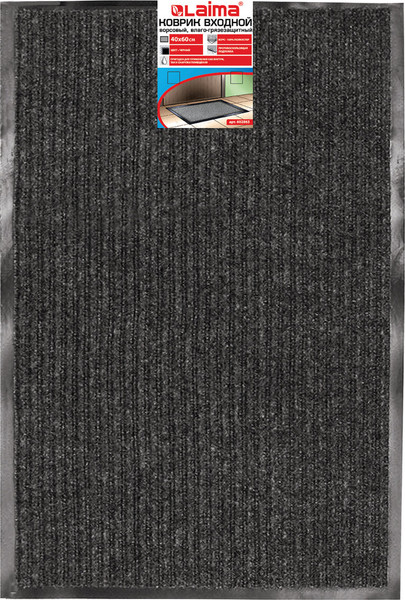 Изображение товара Коврик грязезащитный Laima 602863 (черный)