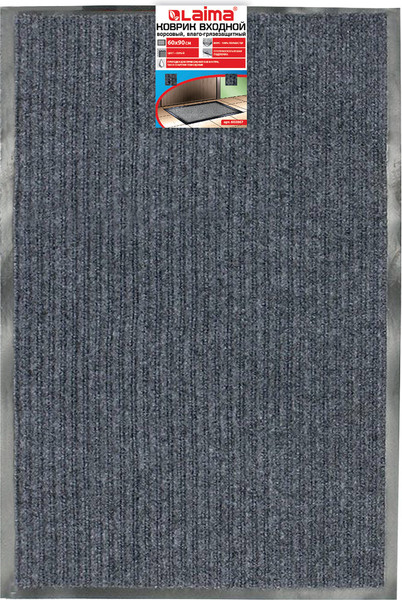 Изображение товара Коврик грязезащитный Laima 602867 (серый)