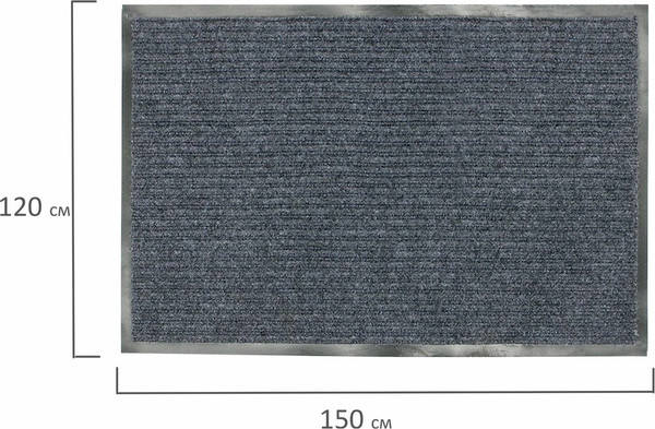 Изображение товара Коврик грязезащитный Laima 602875 (серый)