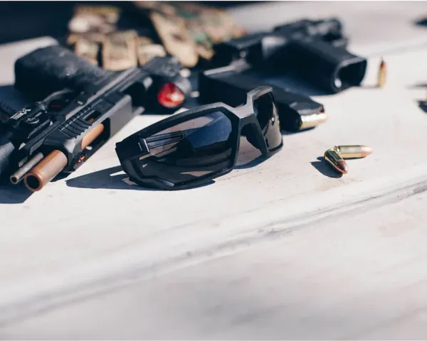 Изображение товара Защитные очки для стрельбы MECHANIX Vision Type-X (черный, линза темно-дымчатая)