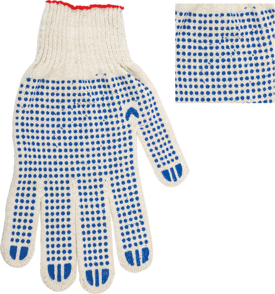 Изображение товара Перчатки защитные Laima Люкс / 604469 (10шт, белый)