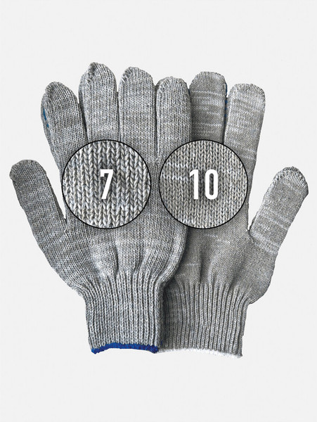 Изображение товара Перчатки защитные Laima Профи XL / 604472 (10шт, белый)