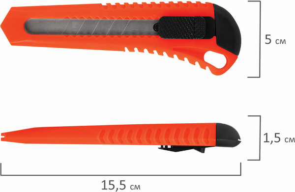 Изображение товара Набор ножей канцелярских Brauberg Classic / 238772 (3шт)